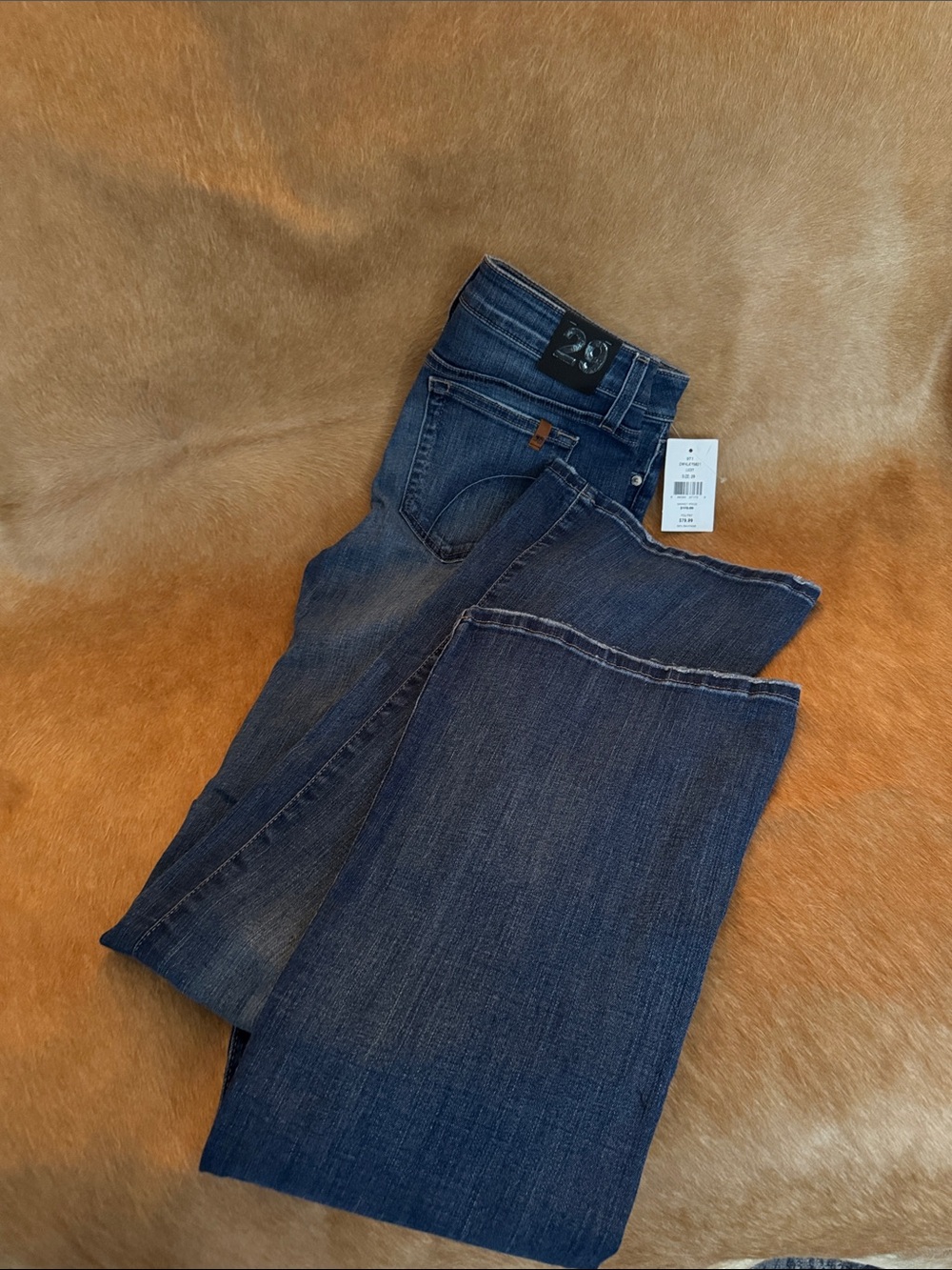 Joe's Jeans Lucky Dark Blue Flared Leg Jeans
